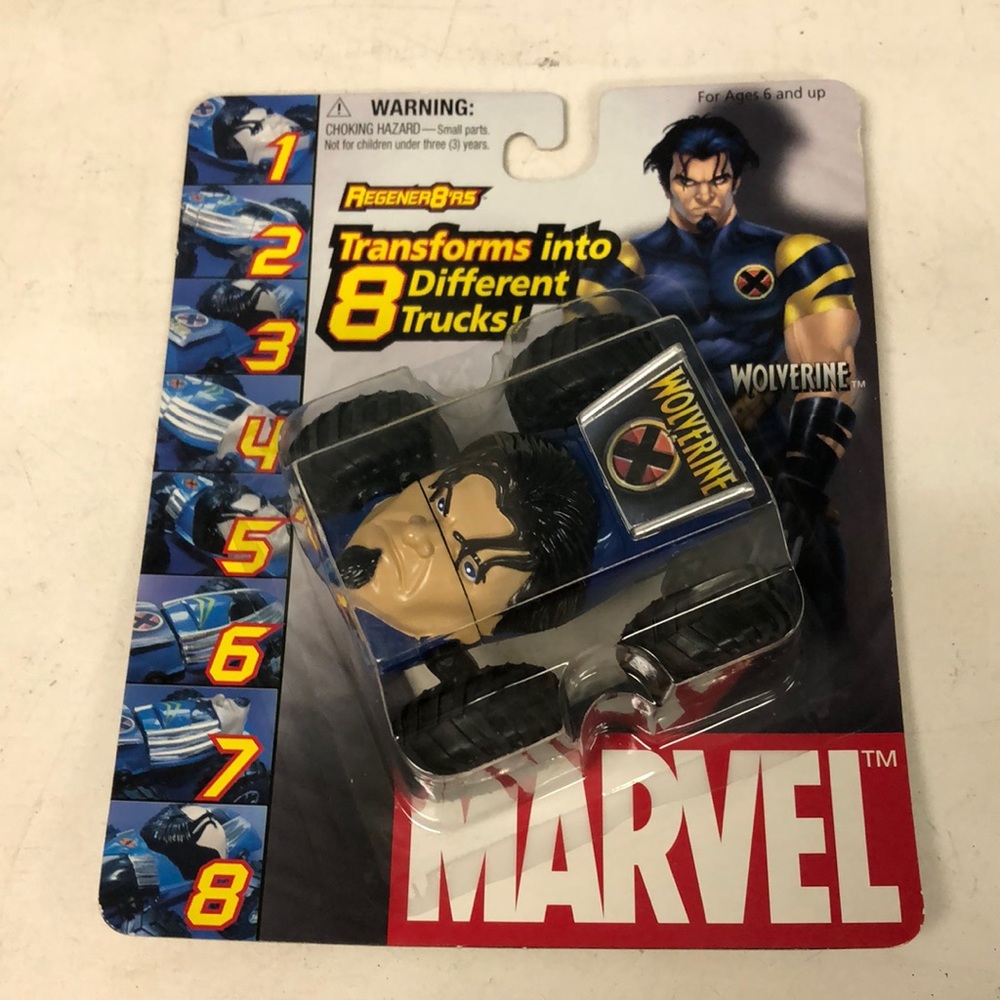 Marvel Wolverine Regener8'rs Transforming Monster Truck 4x4 Superhero Toy 2003